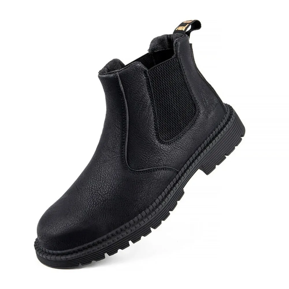 Men's Waterproof Vegan Leather Ankle Boots