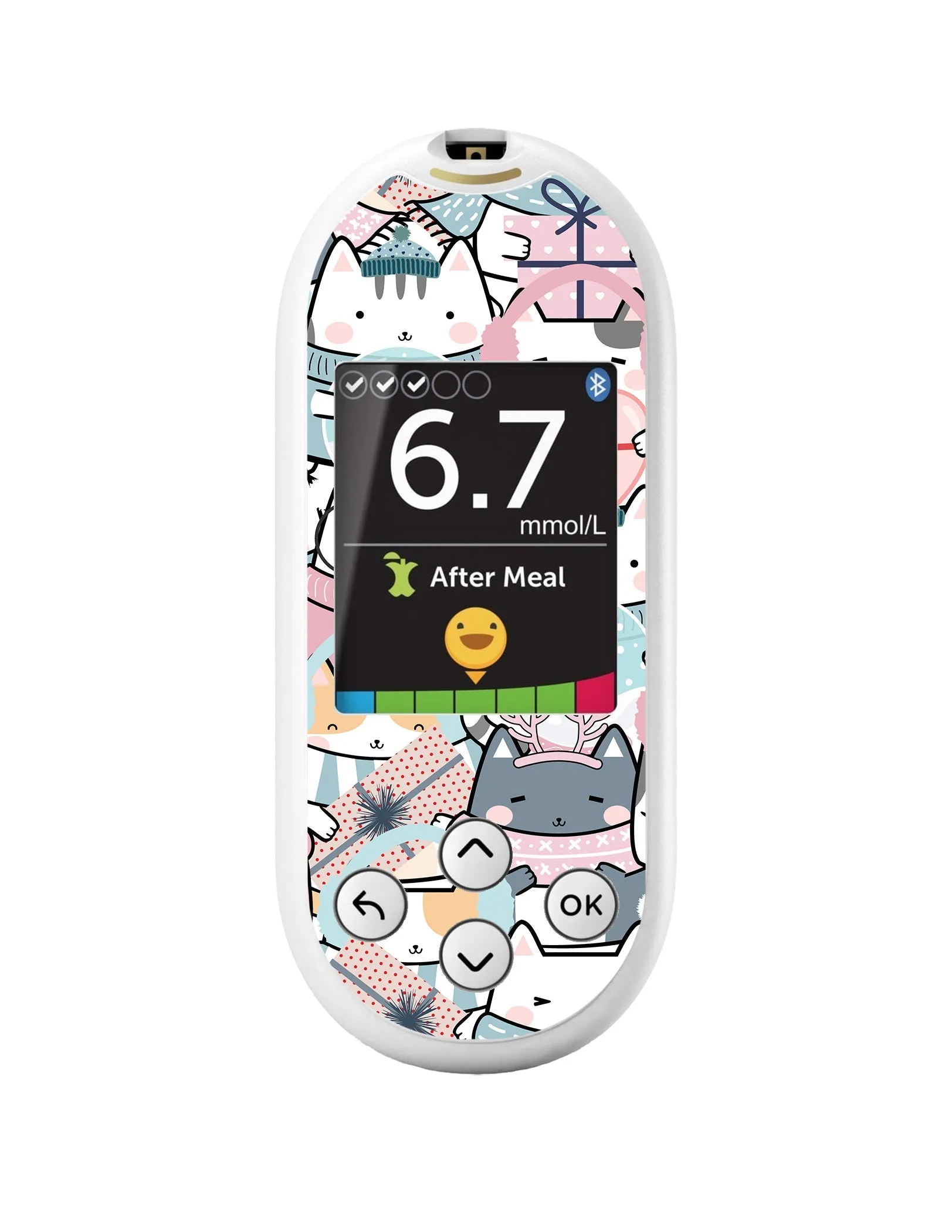 Meowy Christmas for OneTouch Verio Reflect Glucometer