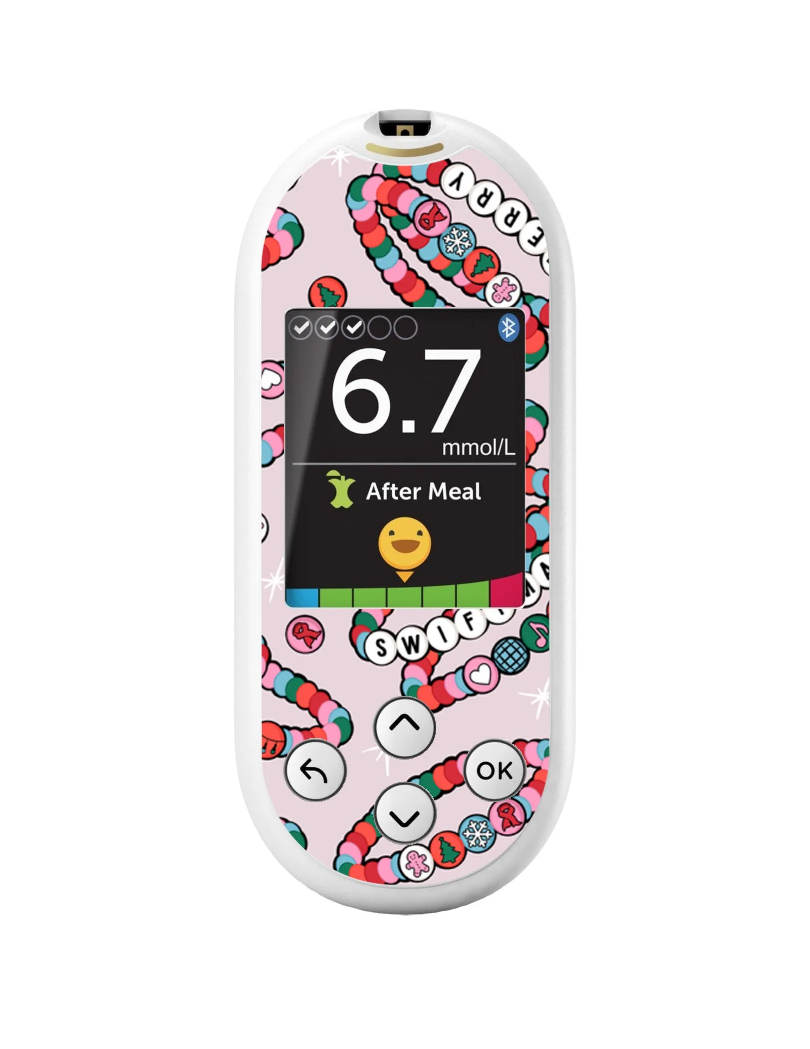 Merry Swiftmas Sticker for OneTouch Verio Reflect Glucometer