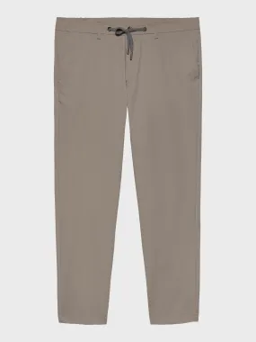 MERSINO MILANO EDITION TAUPE DRAWSTRING TROUSERS - DESIGN IN ITALY