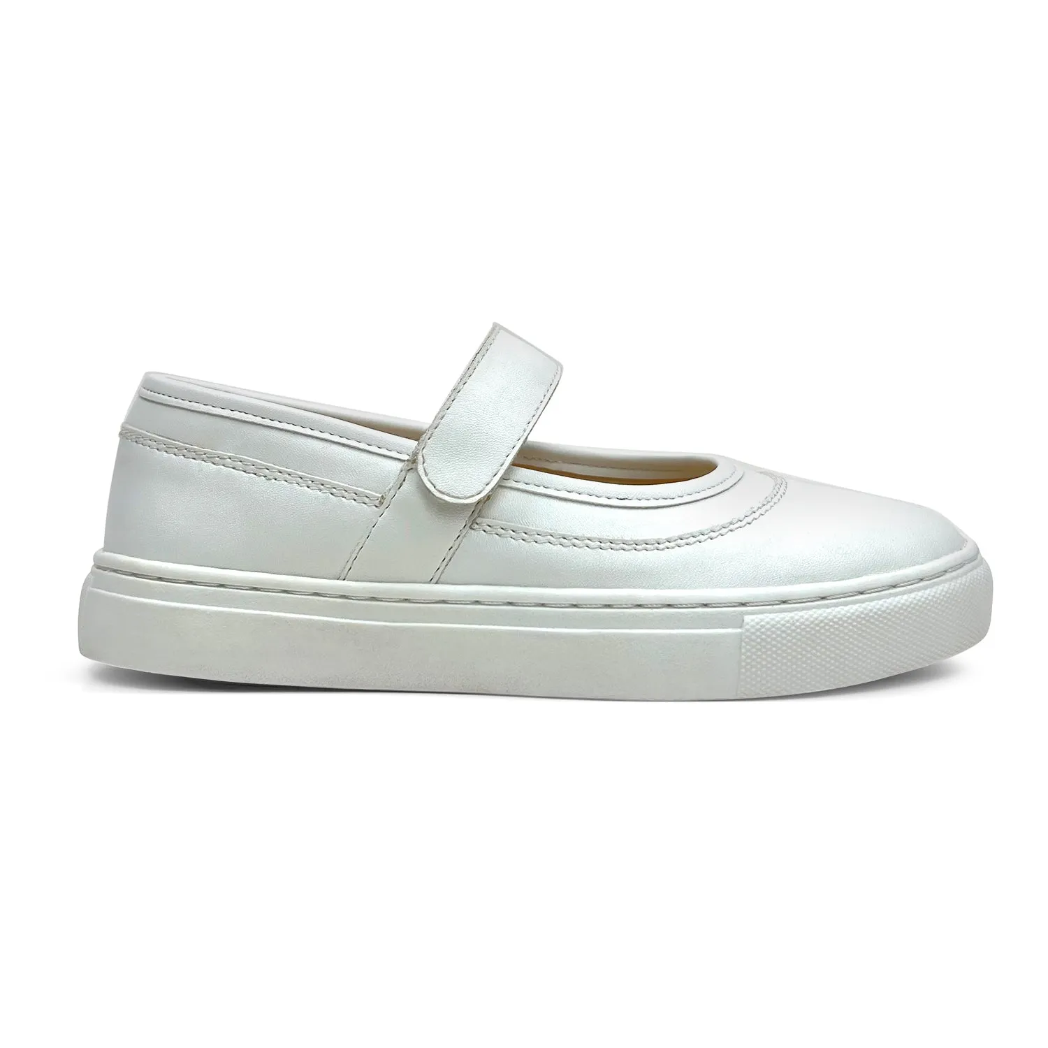 Miss Adeline Slip-On in White - Kids