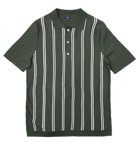 Montego Khaki Stripe Polo