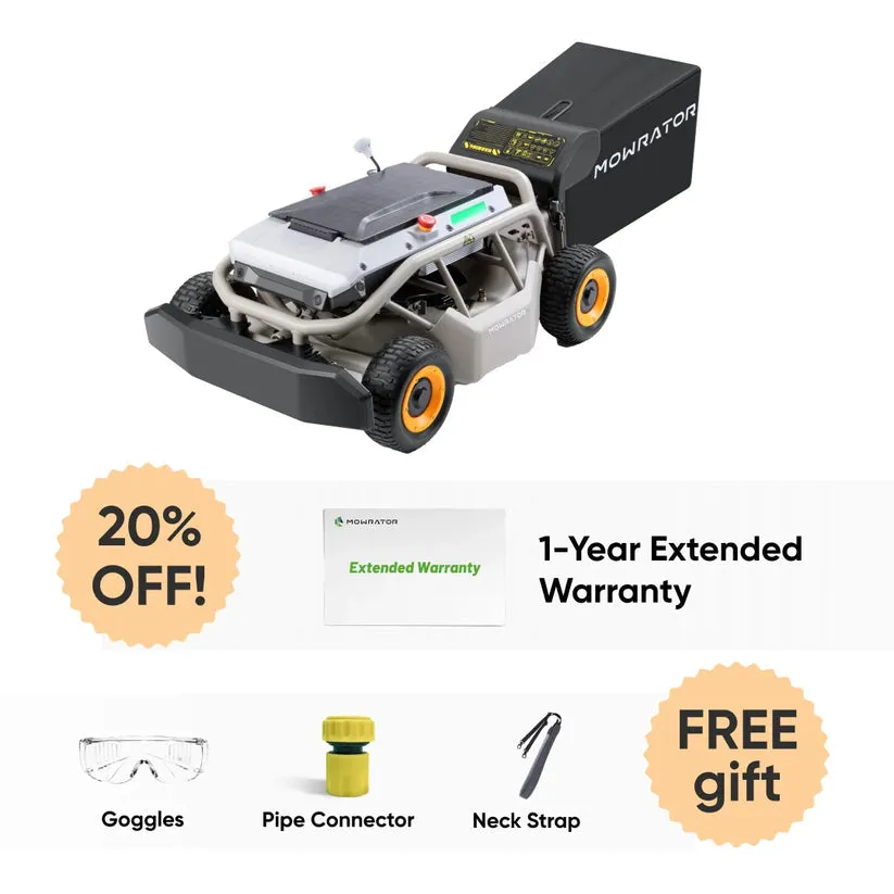 Mowrator S1 4WD Lawn Mower   1 Year Extended Warranty