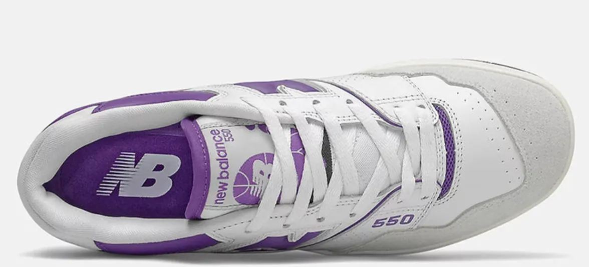 NEW BALANCE 550 WHITE PURPLE