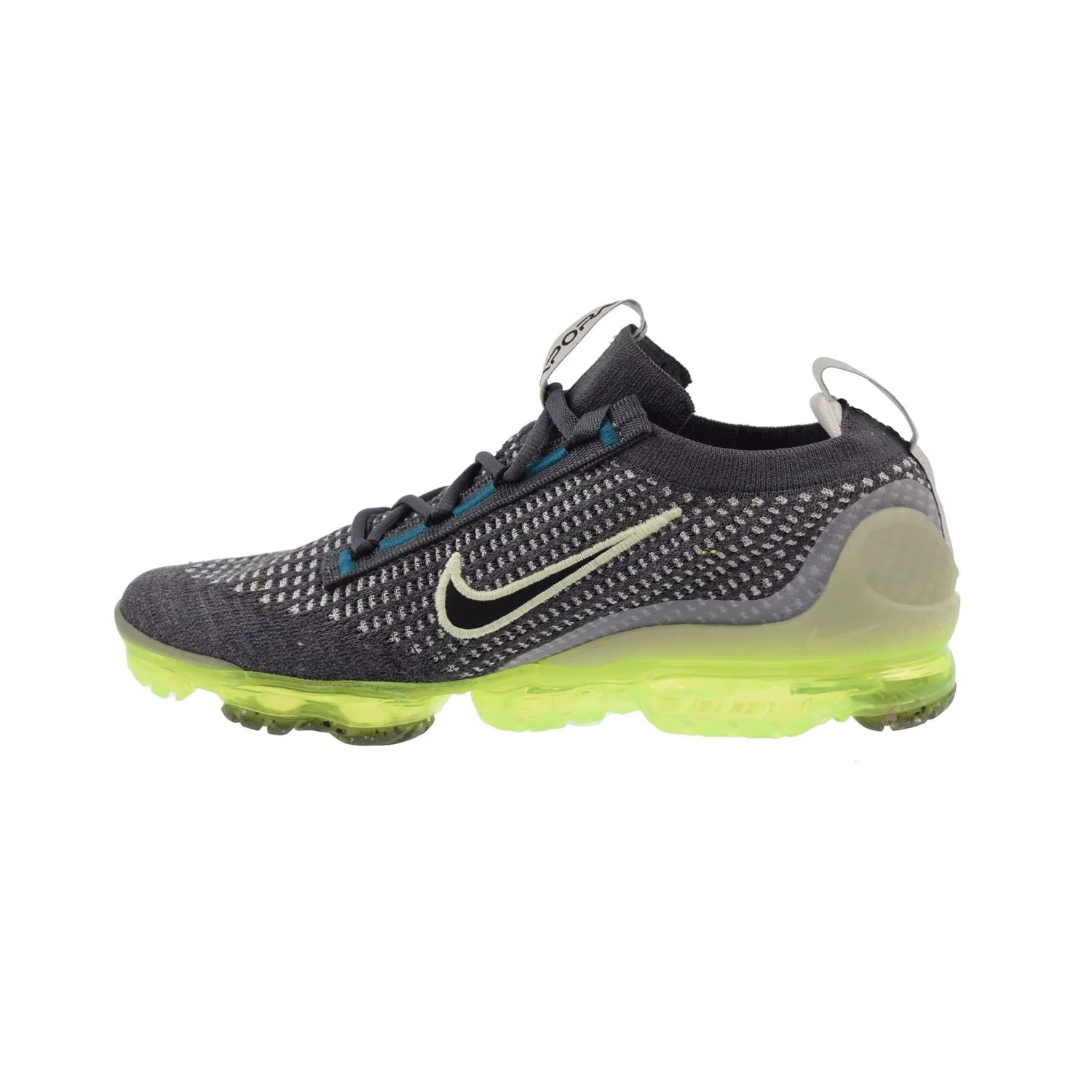 Nike Air VaporMax 2021 FK (GS) Big Kids' Shoes Dark Grey-Barely Volt