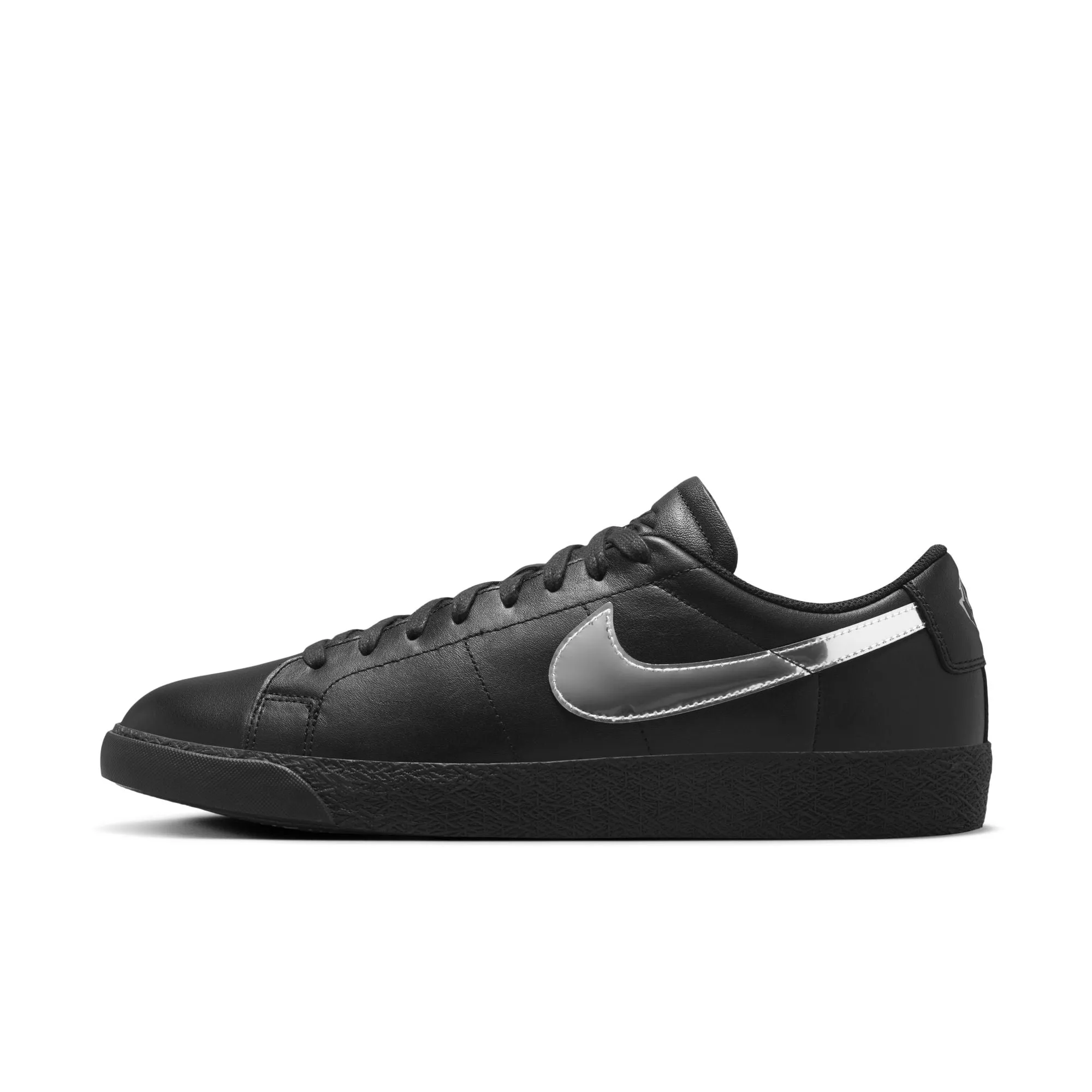 Nike SB x Dancer Skateboards Zoom Blazer Low - Black/Metallic Silver-Black