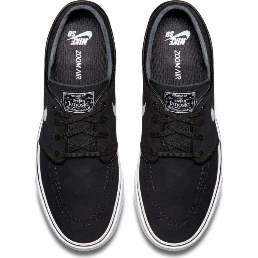 Nike SB Zoom Stefan Janoski Black White Suede