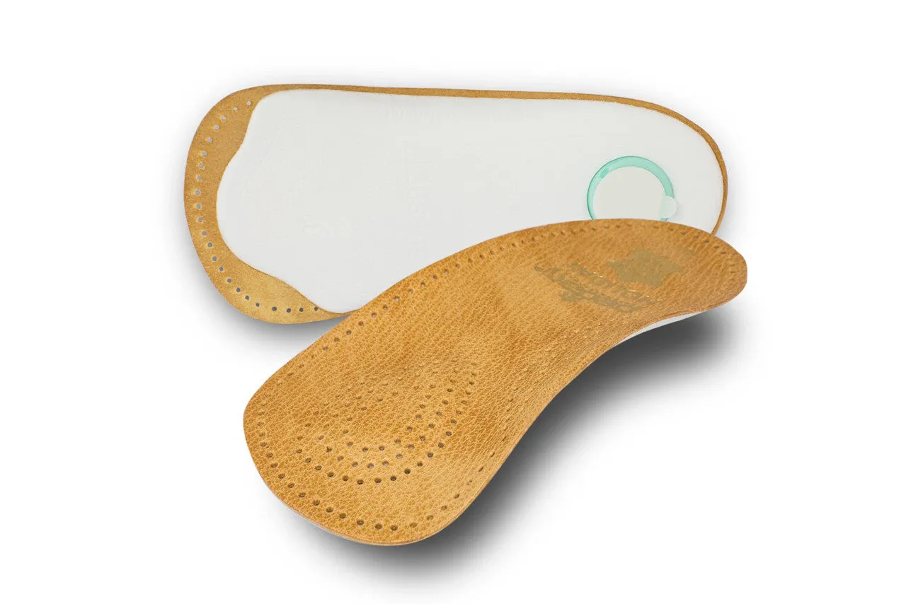 Pedag Holiday Insole - Tan - Slim Sheepskin 3/4 Length Orthotic Insole