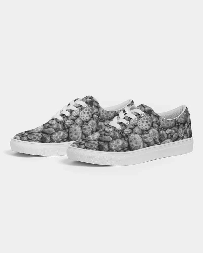 Petoskey Stones Women's Lace Up Canvas Shoe