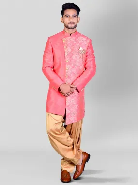 Pink Semi Indowestern | Azania