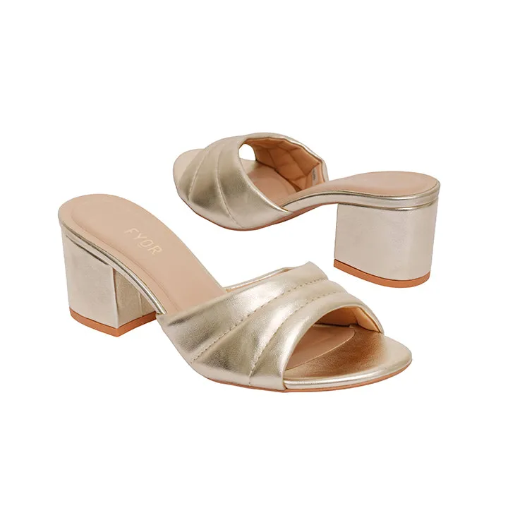 Round Toe Box Heel Sandal BDV 058