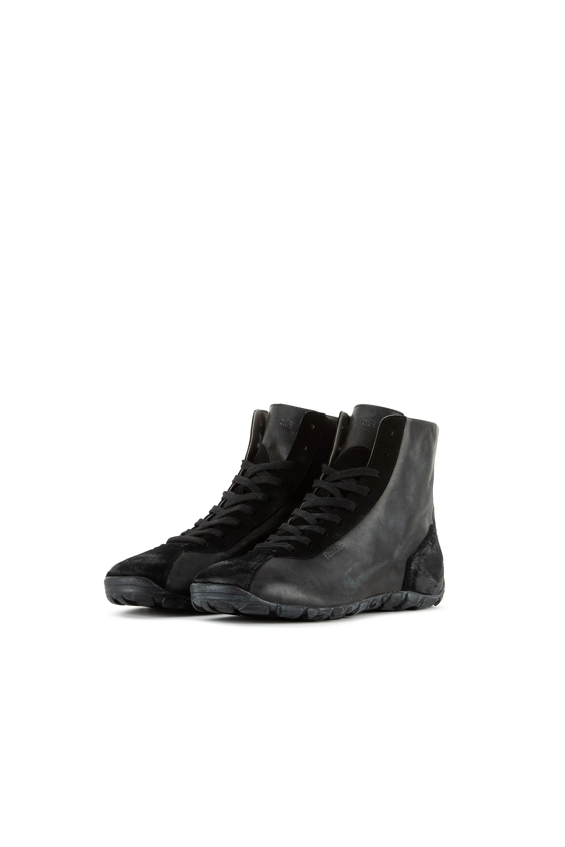 SADDLE-HI IN ASPHALT BLACK