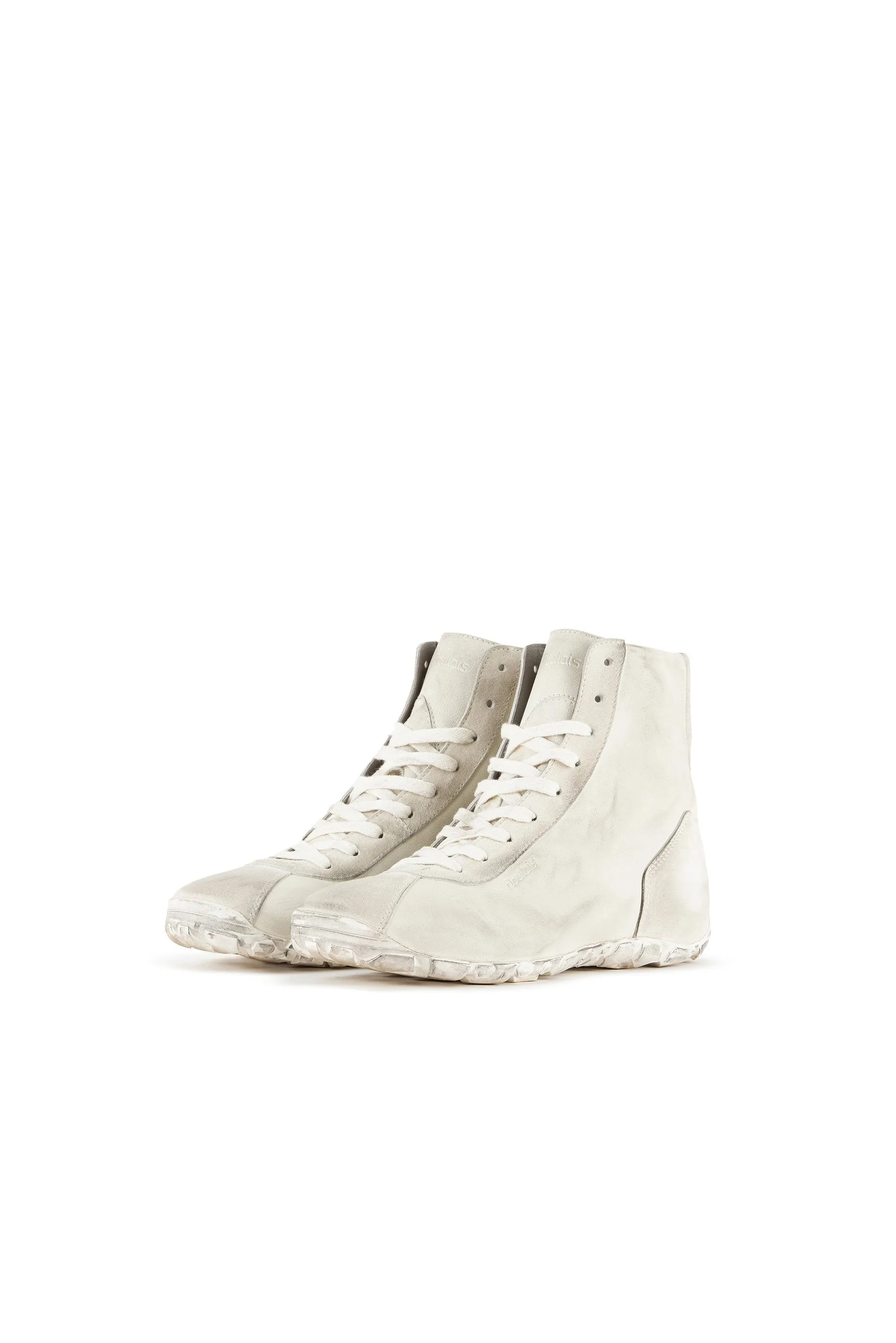 SADDLE-HI IN DISTRESSED WHITE