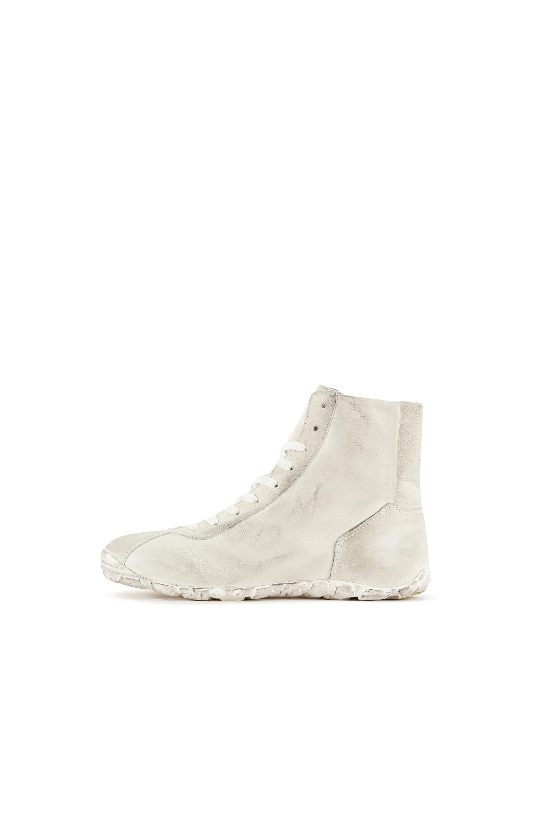 SADDLE-HI IN DISTRESSED WHITE