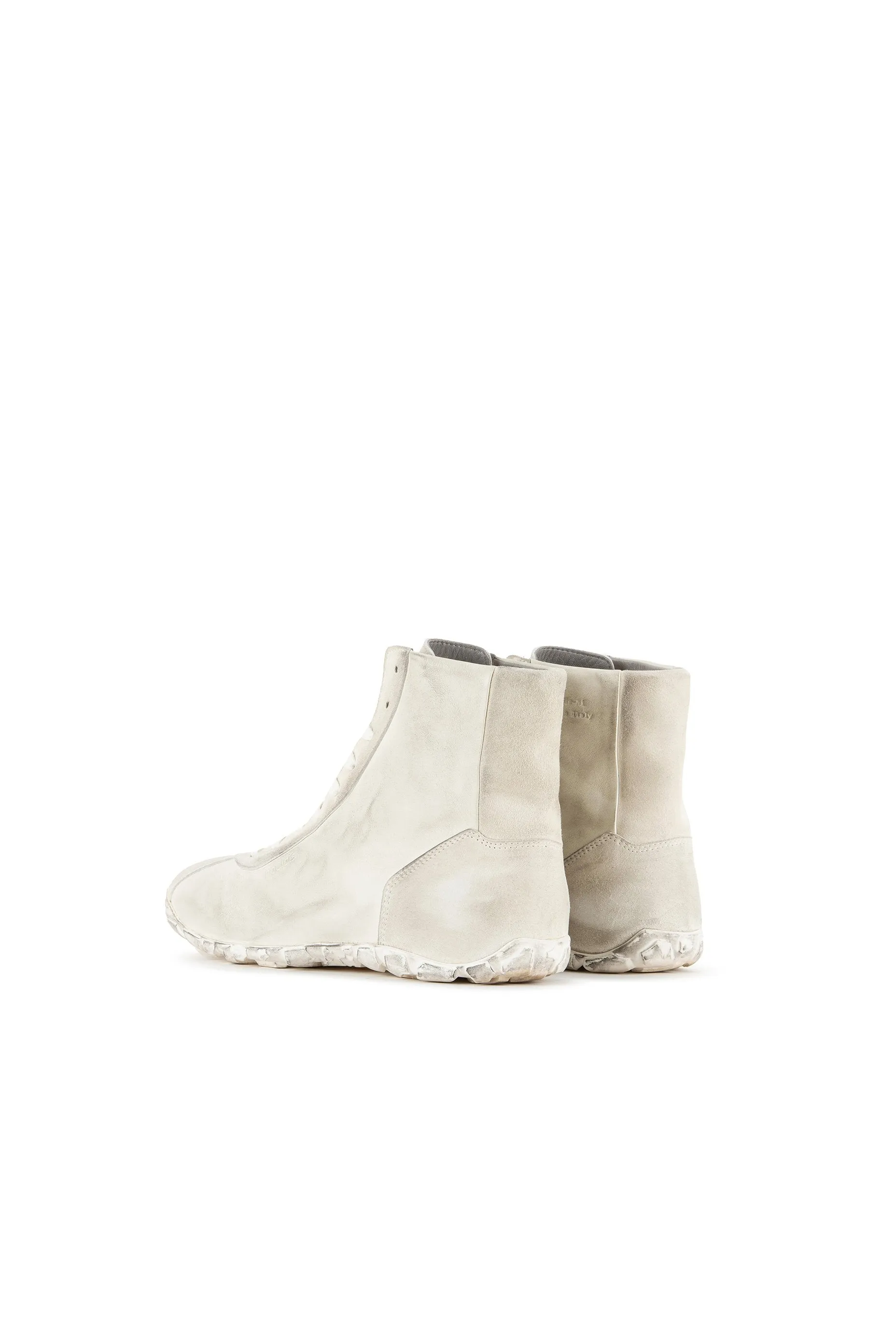 SADDLE-HI IN DISTRESSED WHITE