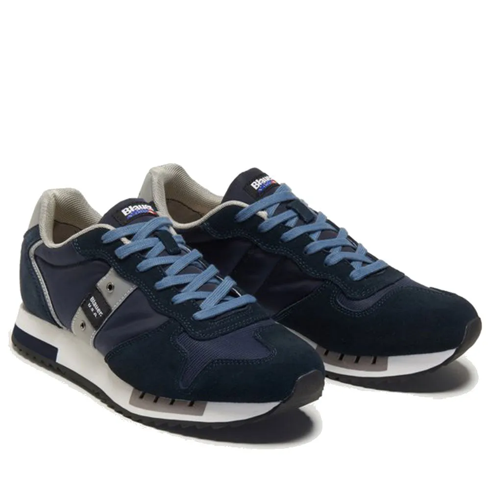 Scarpe Uomo BLAUER Sneakers Queens 01 Colore Blu Sodalite