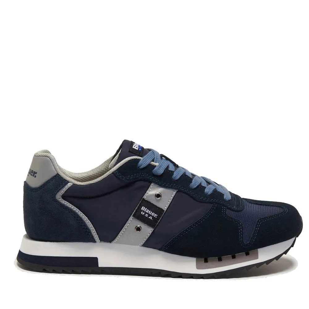 Scarpe Uomo BLAUER Sneakers Queens 01 Colore Blu Sodalite