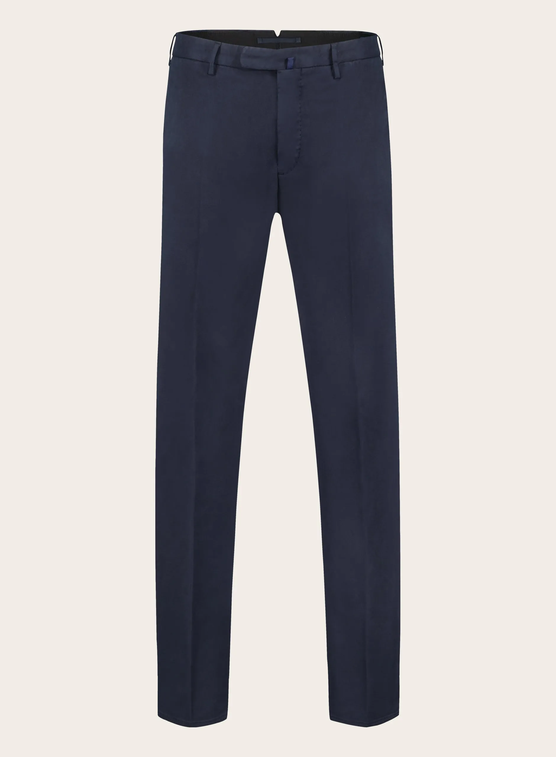 Slim-fit chino van katoen