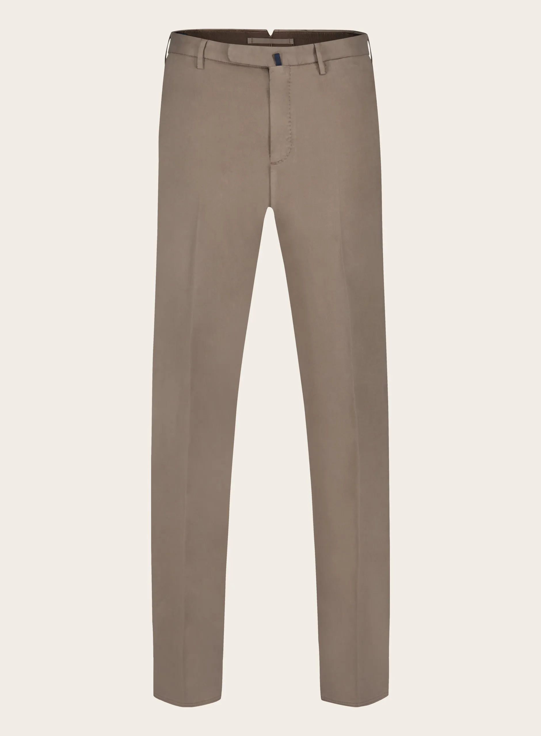 Slim-fit chino van katoen