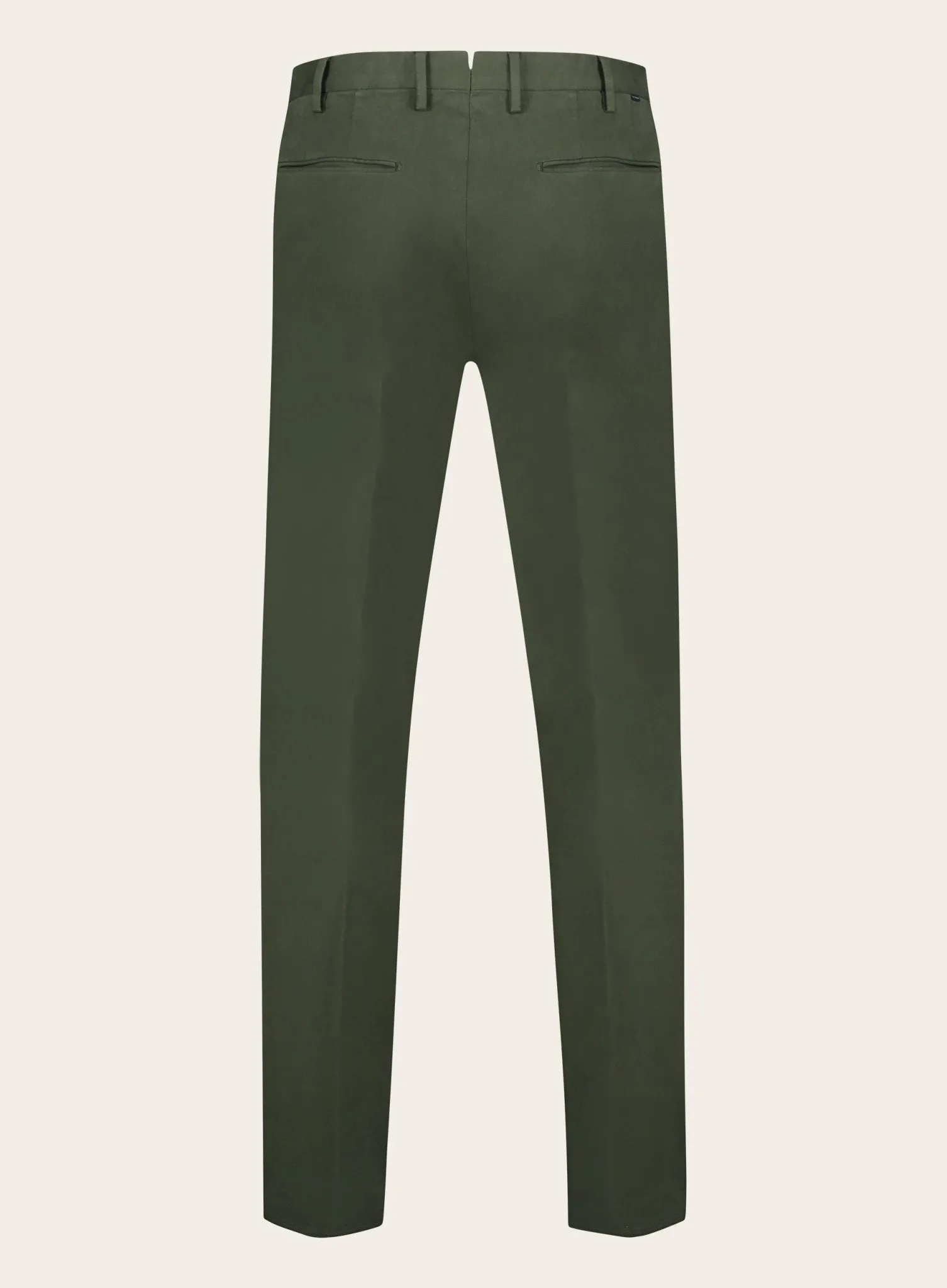 Slim-fit chino van katoen