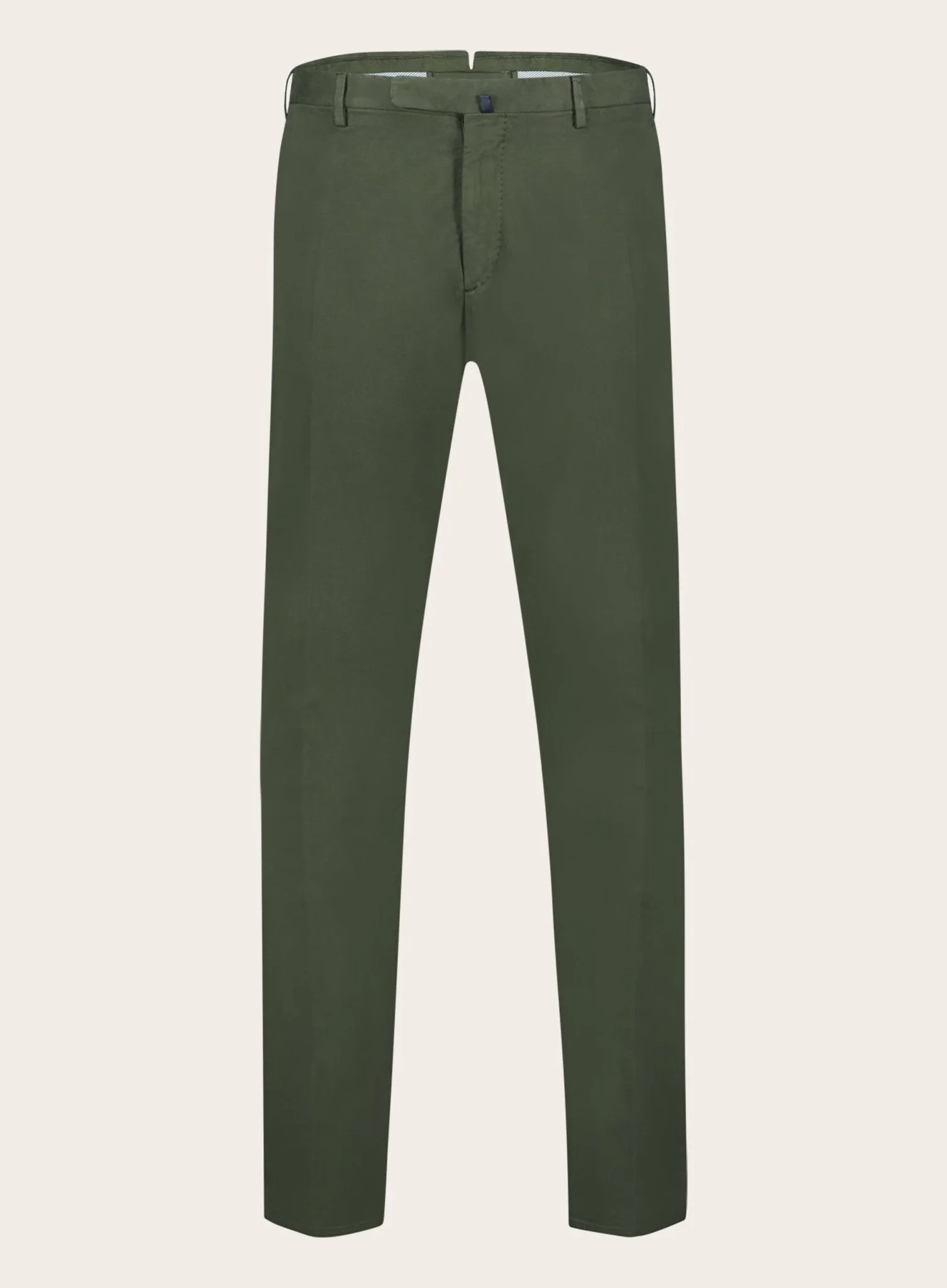 Slim-fit chino van katoen