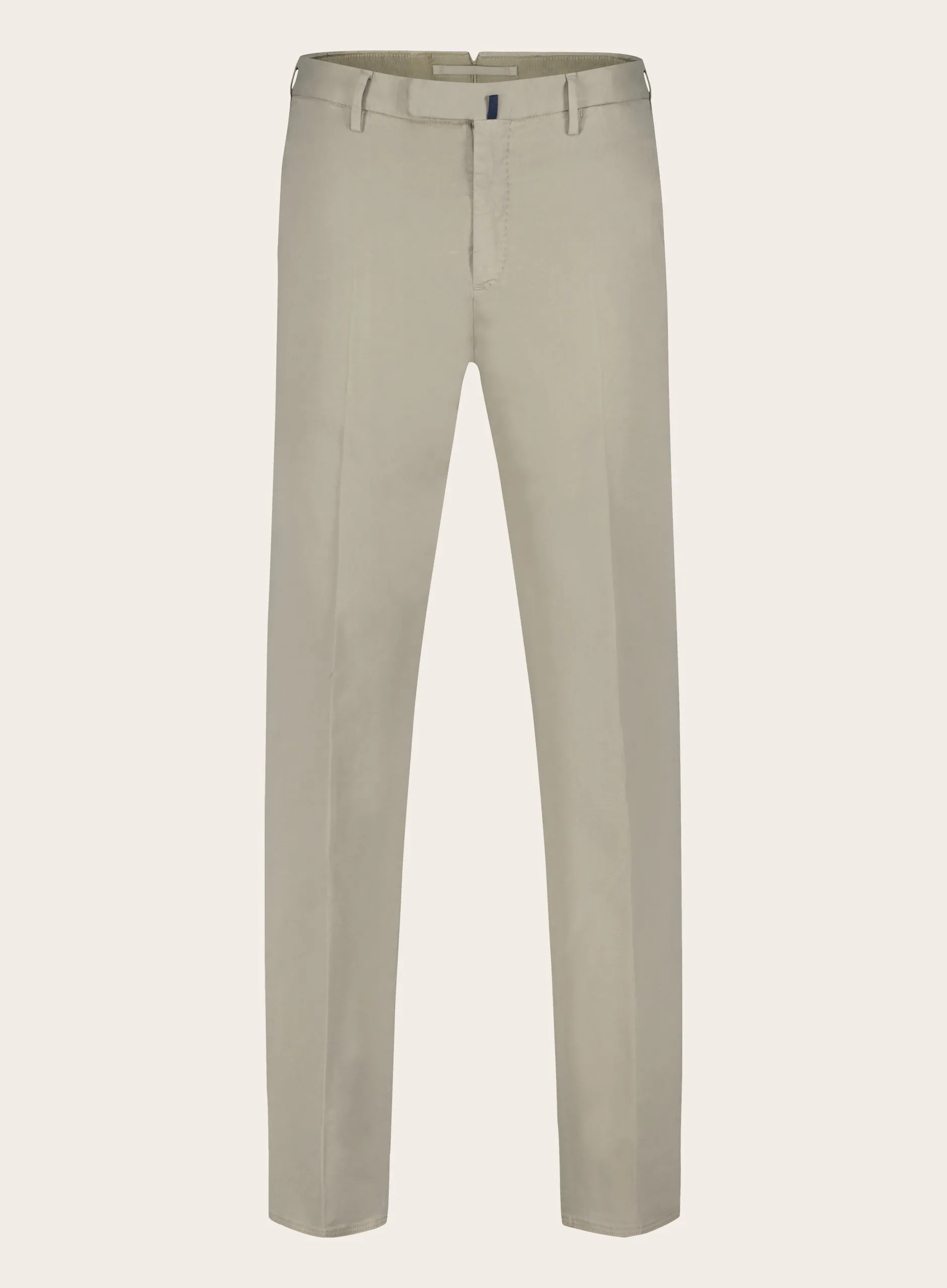 Slim-fit chino van katoen