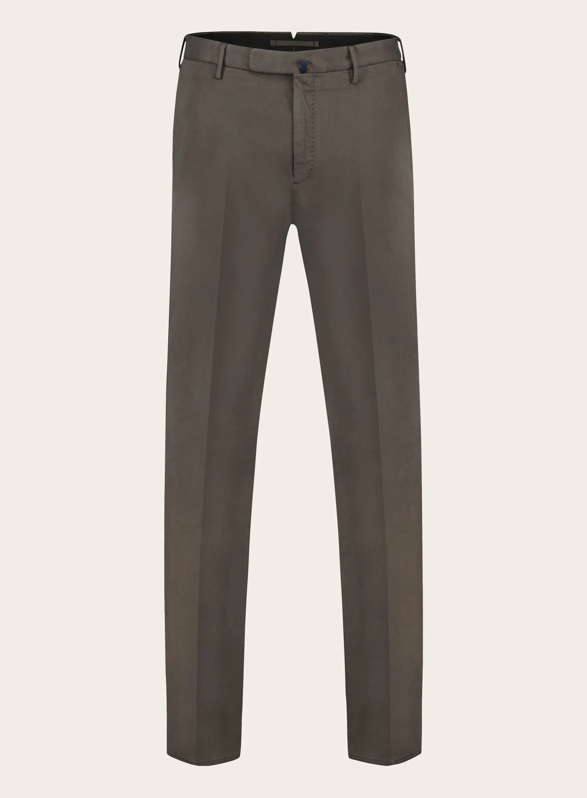 Slim-fit chino van katoen