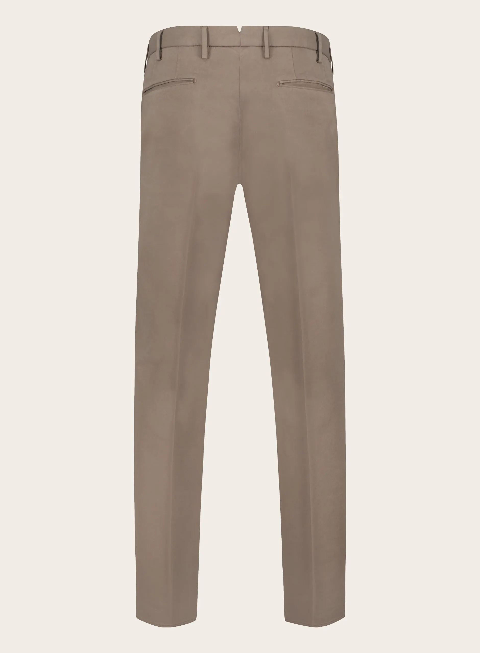 Slim-fit chino van katoen