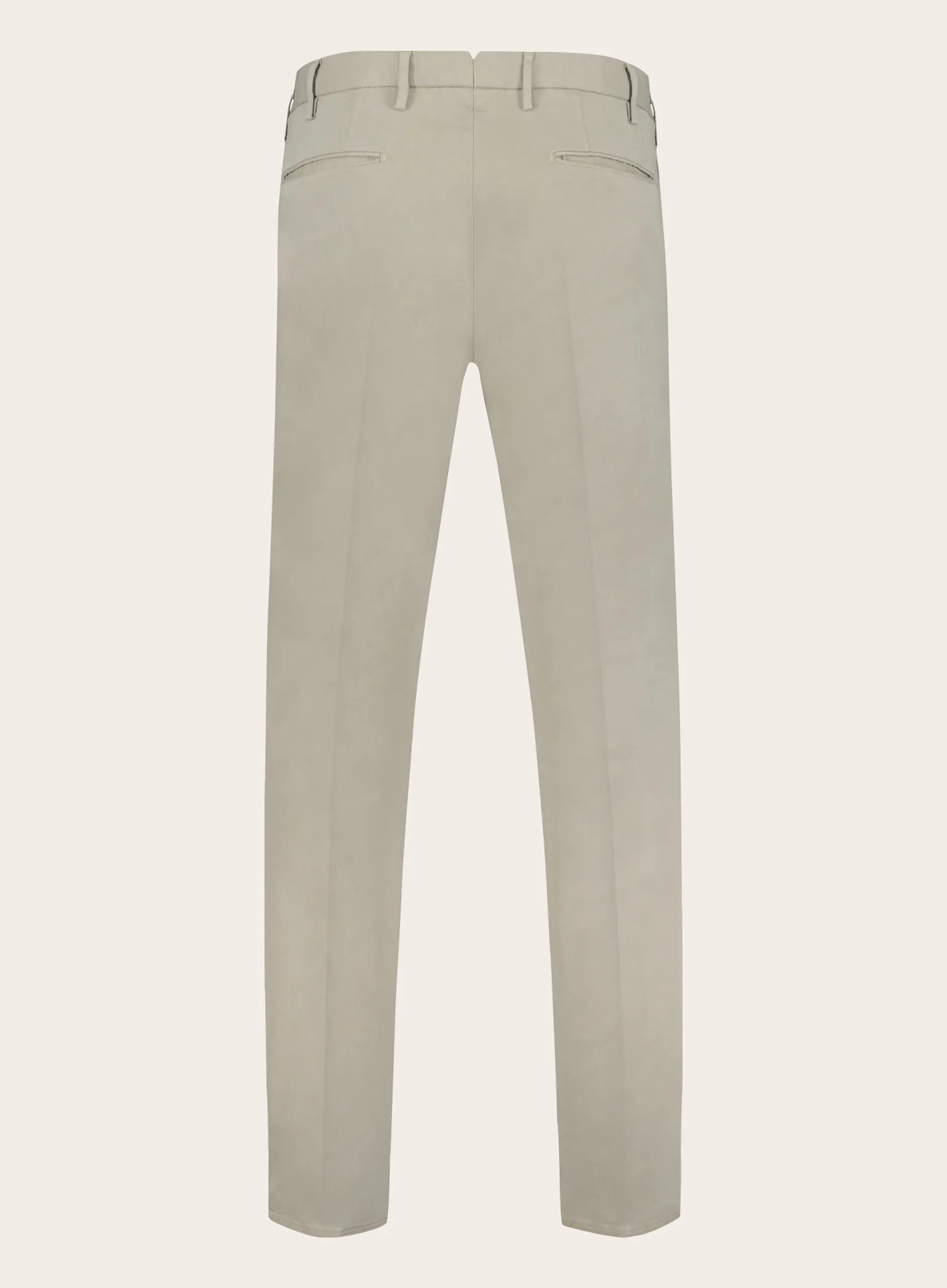 Slim-fit chino van katoen