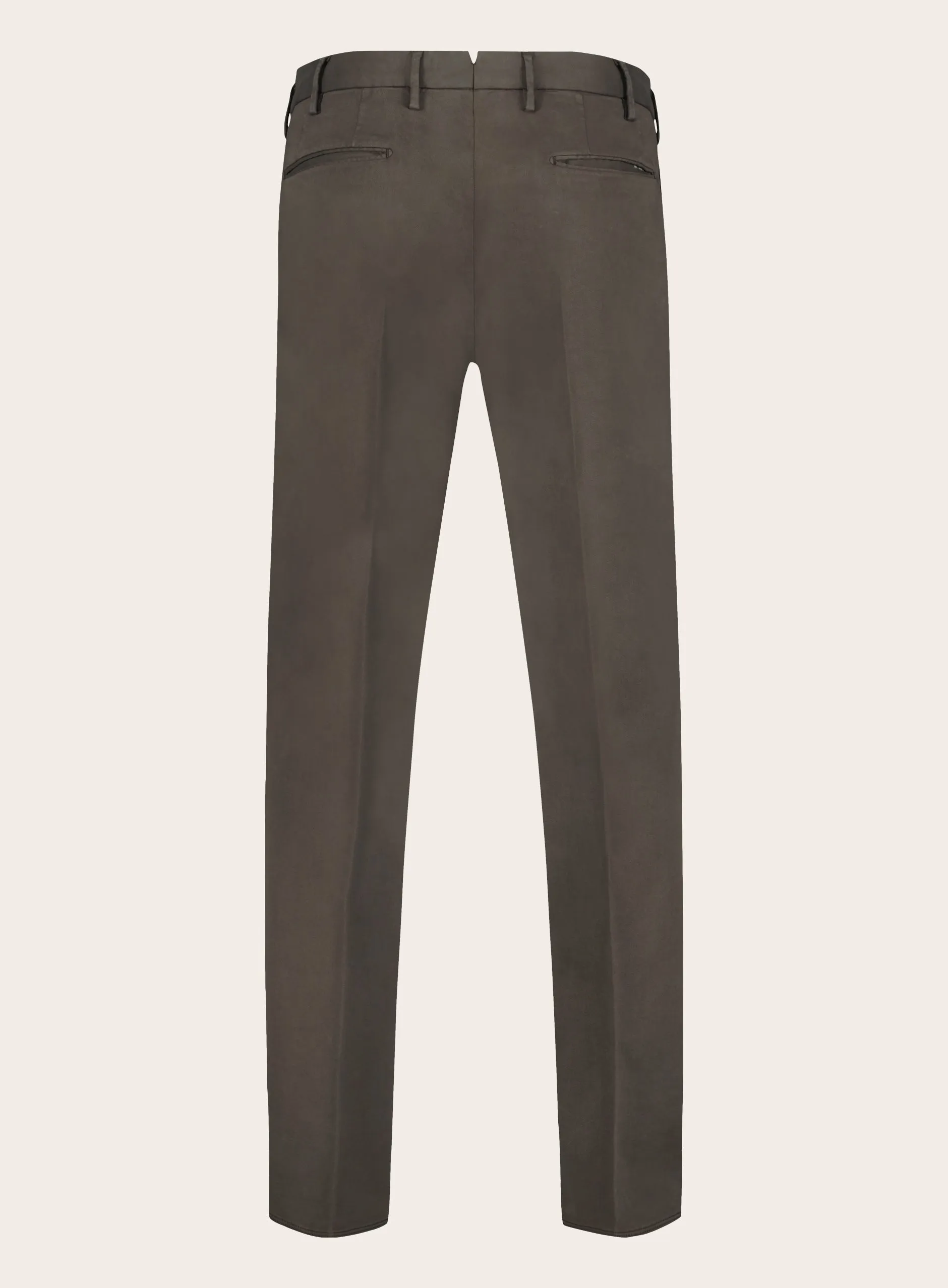 Slim-fit chino van katoen