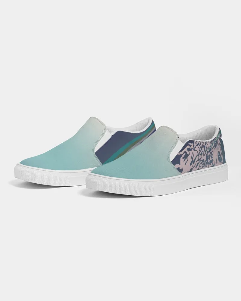 SMF Gradient Blues Slip-On Canvas Shoe