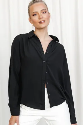 Swing Black Full Sleeve Shirt