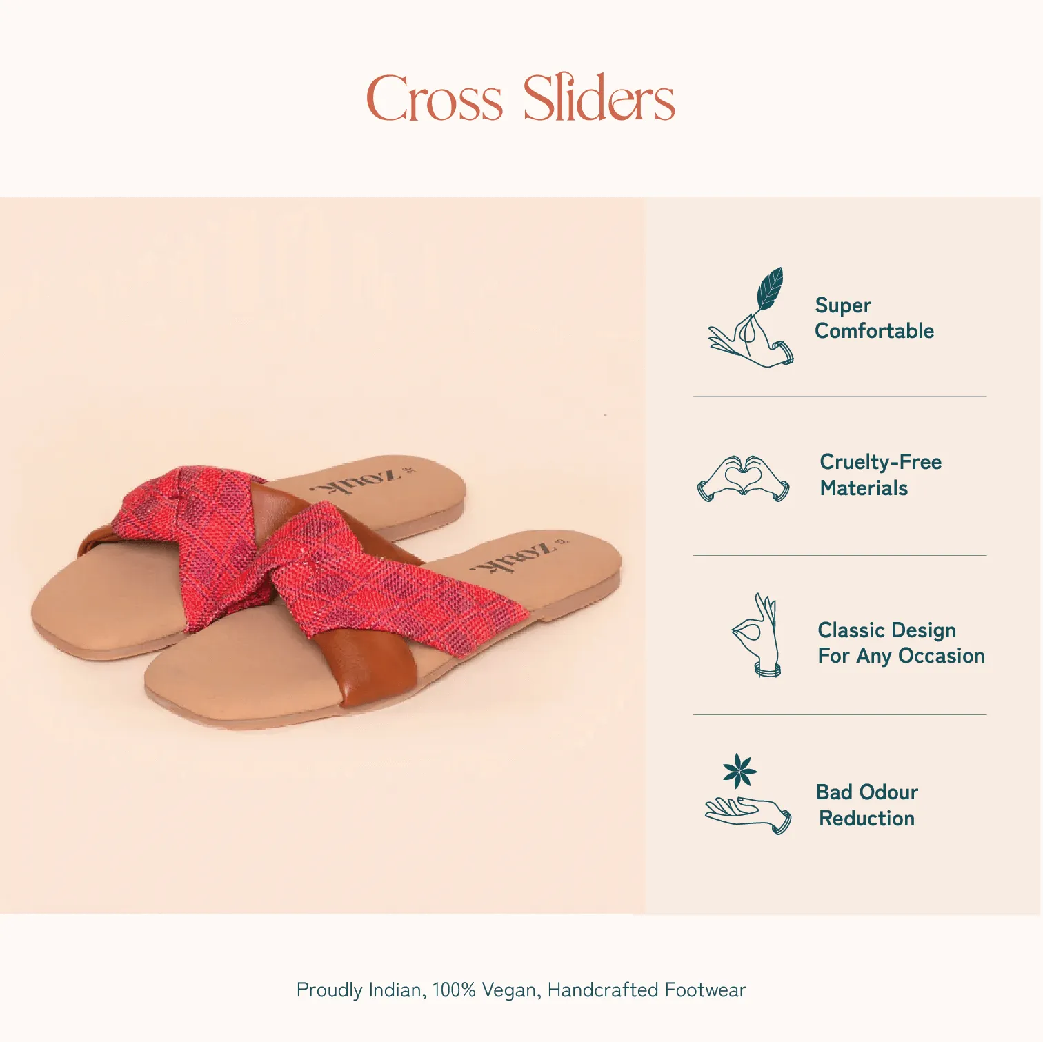 Wadiyar Diamond Cross Sliders