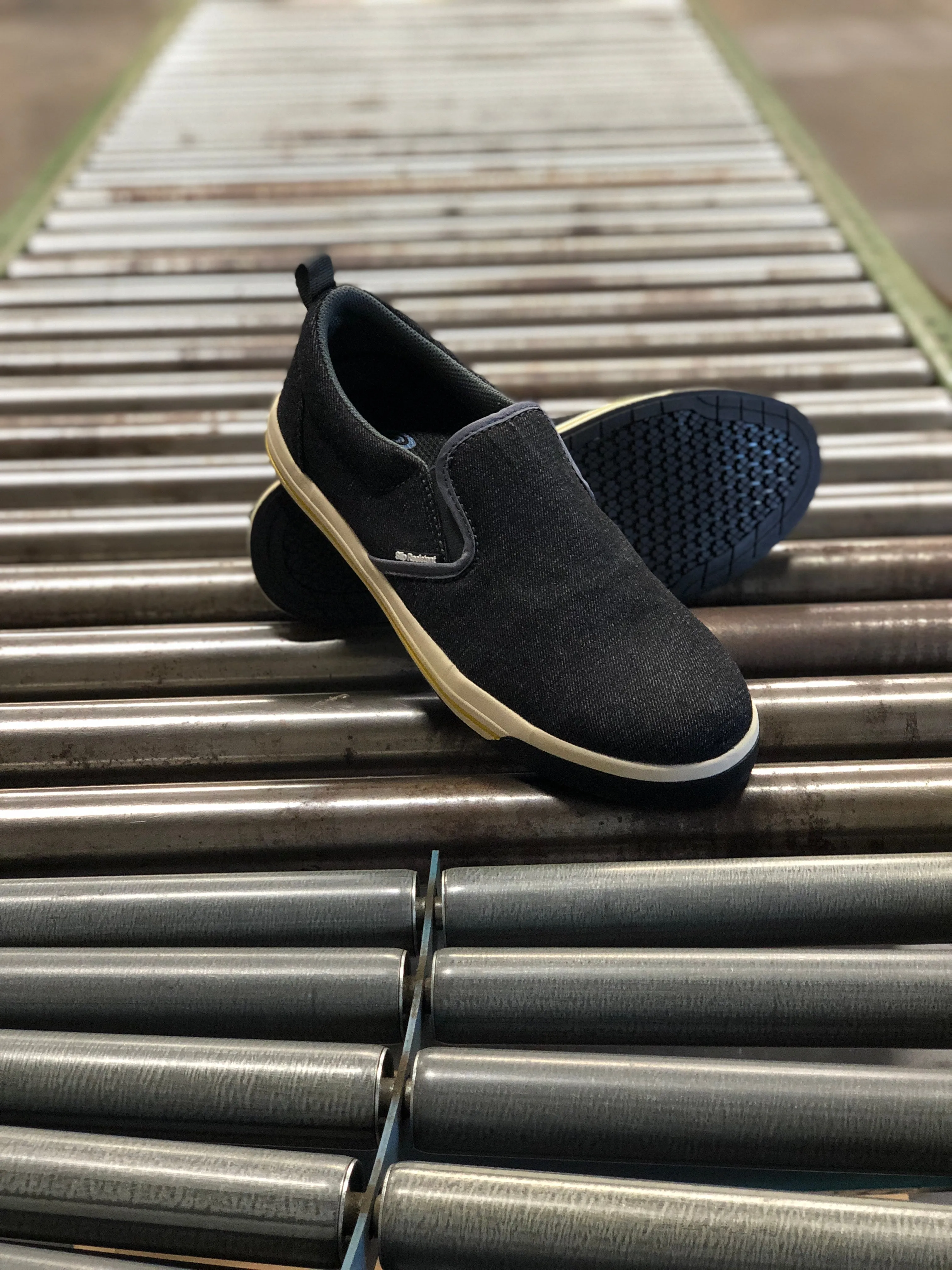 Westside Black Steel Toe SD10 Slip On Work Shoe