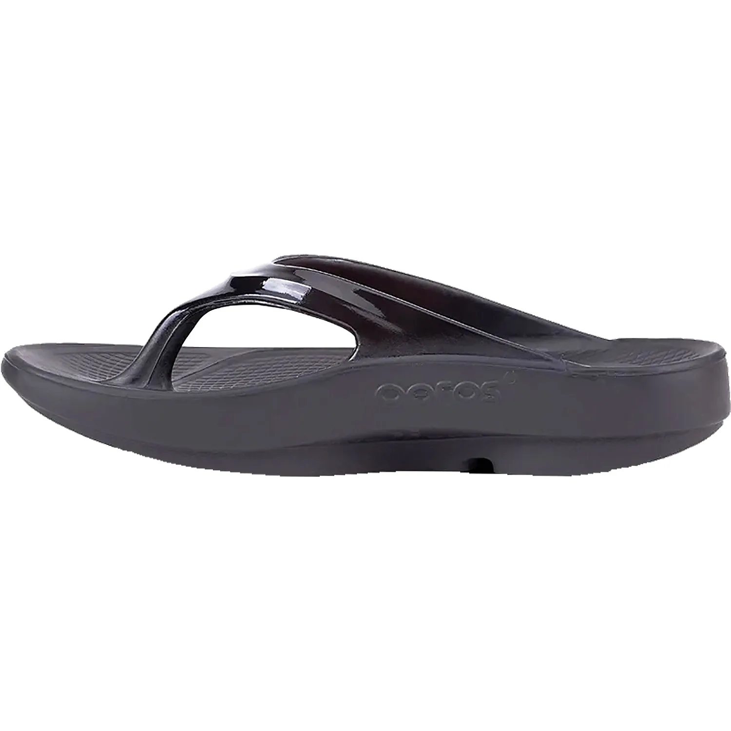 Women's OOFOS OOlala Black Synthetic